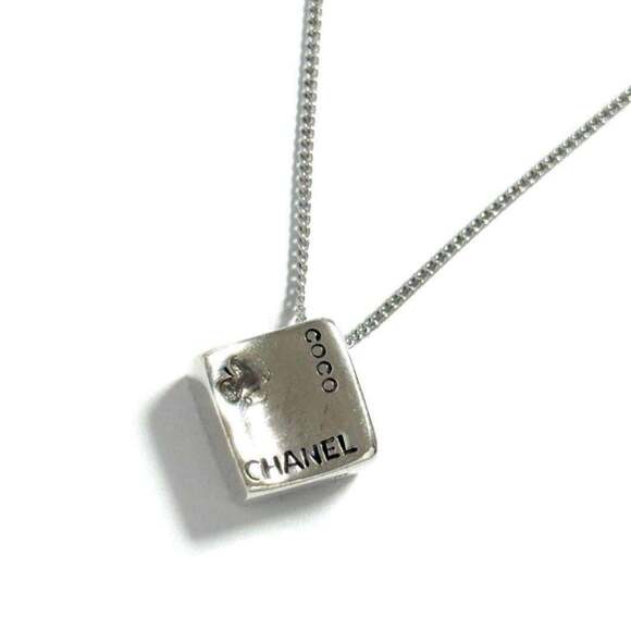 CHANEL Silver Necklace
